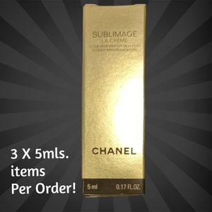 Chanel Sublimage La Creme New in Box travel size 5mls 3 per order